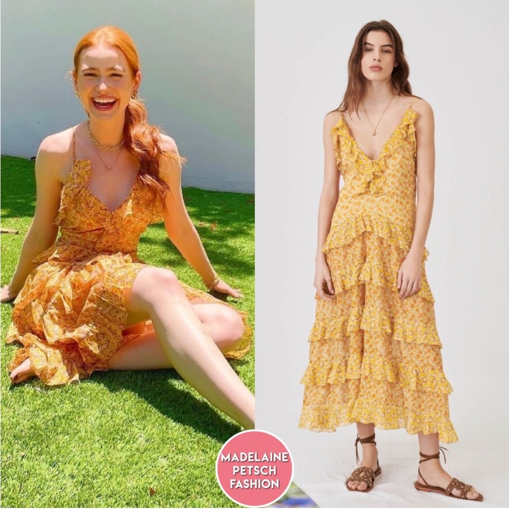 Maje ruffle summer dress